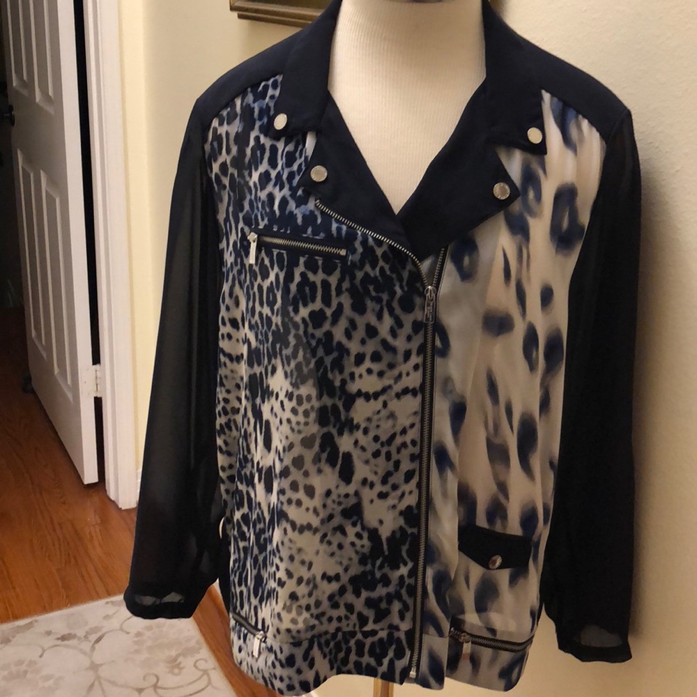 Semi sheer blouse